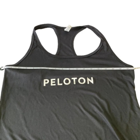 All Sport Peleton Black Racerback Tank Top, Size Medium - Picture 5 of 6